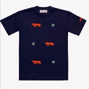 Kenzo x H&M collab tiger beaded t-shirt NWOT